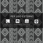 Tappeto Moderno per Esterni Nero e Grigio in PP con Design Reversibile e Pieghevole, 182x274 cm - immagine 5