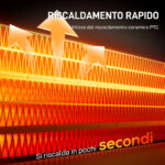 Termoventilatore in ABS da 20W con Telecomando, Oscillazione e Timer, 30x22x82,5 cm, Bianco - immagine 4