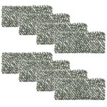 Finta Siepe 8 Pezzi Parete Verde Estensibile per Esterni, in Legno e Poliestere, 2x1cm