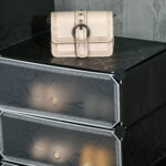 Mobile Scarpiera Modulare Salvaspazio, 12 Cubi 45x35x16 cm in Acciaio e PP, Nero e Bianco - immagine 9