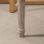 Panca Fondo Letto Imbottita con Rivestimento Effetto Lino e Gambe in Legno, 80x40x41cm, Beige - immagine 9