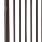 Cancellino Portatile da 3 Sezioni per Cani e Animali Domestici Divisorio di Sicurezza Pieghevole, 160x1,2x76 cm, Marrone - immagine 9