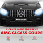 Macchina Elettrica per Bambini 3-5 Anni Mercedes con Cintura di Sicurezza e Telecomando, Nero - immagine 4