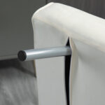 Poltrona Letto 2 in 1 con Schienale Inclinabile in 5 Posizioni, 65×69×82cm, Beige - immagine 9