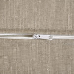 Poltrona Relax con Pouf Poggiapiedi in Legno e Tessuto con Poggiatesta, 67x69x1cm, Grigio - immagine 9