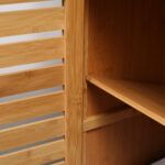 Set di 2 Tavolini Laterali Stretti con Presa CA Porta USB Porta USB-C 2 Cassetti in Tessuto legno naturale | Aosom Italy - immagine 9