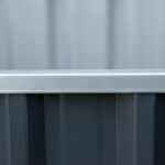 Letto per Orto Rialzato in Acciaio, Fondo aperto e Montaggio Senza Attrezzi, 90x90x30cm - immagine 9