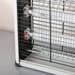 Lampada Antizanzare Elettroinsetticida da Esterno e Interno, Zanzariera Elettrica con Lampada Antizanzare UV per 60m², 20W, Nero e Argento - immagine 9