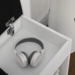 Mobile Scarpiera Salvaspazio con Panca Contenitore e Vani Aperti - immagine 8