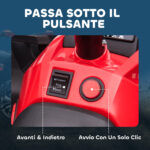 Quad per Bambini Elettrico 12V con Fari e Batteria Ricaricabile, Età 3-5 Anni, 1x65x73cm, Rosso - immagine 7