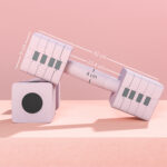 Set 2 Manubri Pesi Quadrati e Antiscivolo da 5 kg con Piastre Rimovibili, in Acciaio e ABS, 32x9x9 cm, Rosa - immagine 3