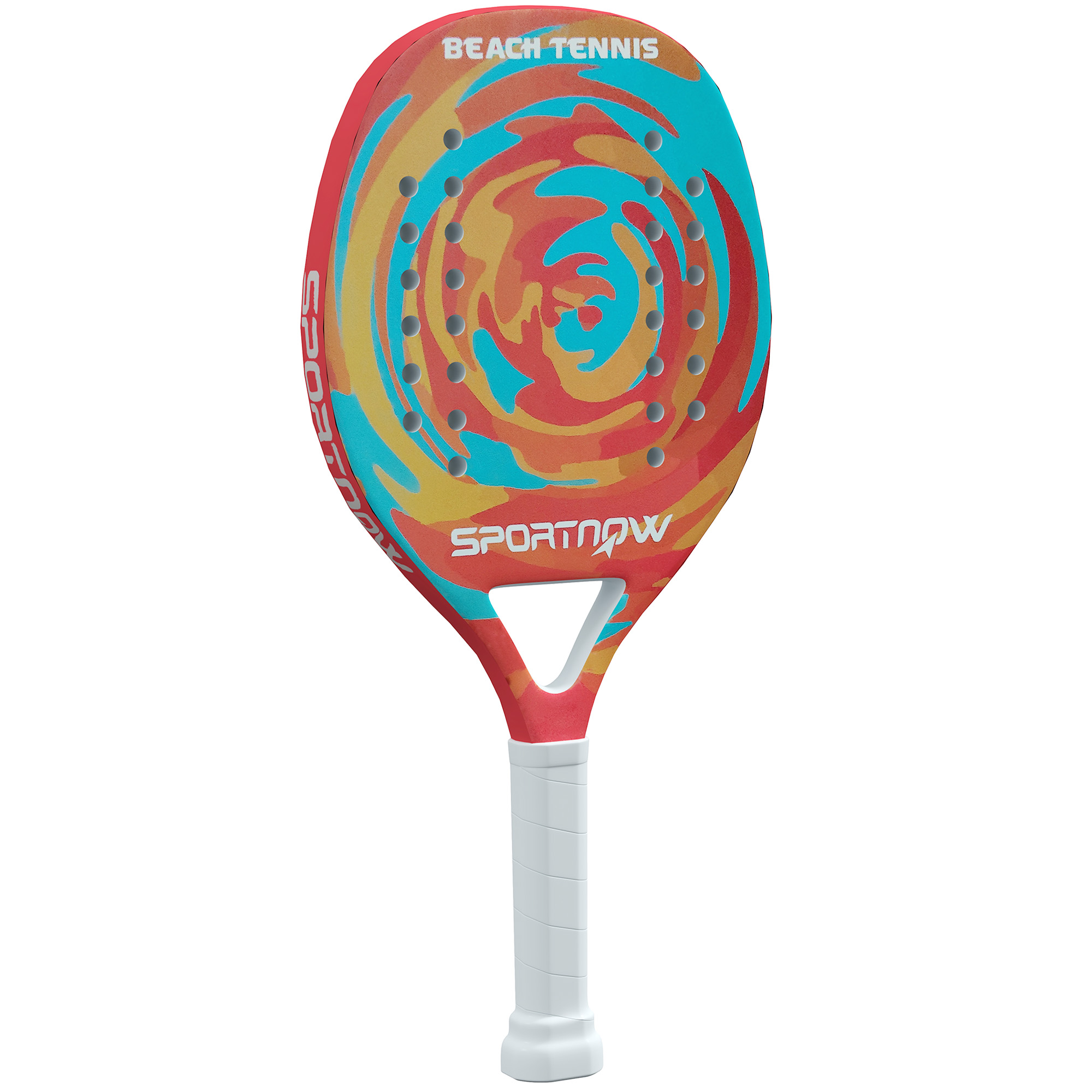 pSMd1219a3a258533.jpg Racchetta da Beach Tennis in Fibra di Carbonio con Impugnatura Antiscivolo e Borsa di Trasporto, Giallo - immagine 1