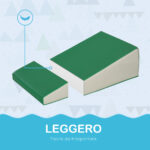 Set Costruzioni Morbide per Bimbi 1-3 Anni con 5 Blocchi Colorati, Set da Gioco Blocchi Morbidi per bambini in Finta Pelle e Schiuma, Marrone, Cachi, Blu, Verde e Celeste - immagine 4