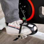 Cyclette Professionale, Bici da Spinning,Cyclette da Camera Regolabile con Schermo LCD e Portabicchieri, Volano 8kg, Bianco - immagine 9