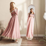 Specchio a Figura Intera da Terra con Supporto Pieghevole, Vetro e Metallo, 40x4x160 cm, Argento - immagine 8