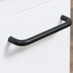 Carrello Salvaspazio Multiuso in Legno MDF e Ruote, 42,5x20,3x66,7cm, Bianco - immagine 8