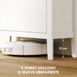 Scarpiera Slim 2 Cassetti per 14 Paia di Scarpe Taglia EU44 e Ripiani Regolabili, 80x24x95,5cm, Bianco - immagine 6