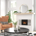 Camino a Bioetanolo 0,9L da Parete in Acciaio Inox, 1x15x54 cm, Nero e Argento - immagine 9