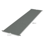 Copertura per Gazebo Pergola 3x3 m in Poliestere con Tasche e Cinghie, 488x122 cm, Grigio Carbone - immagine 3