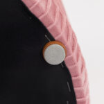 Set 2 Pouf Poggiapiedi Rotondi Impilabili e Imbottiti con Rivestimento in Velluto, Contenitore da 34,8L, Rosa - immagine 9