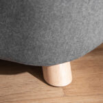 Cuccia per Cani di Taglia Piccola (Max 10kg) con Cuscino, 70x47x30cm - Grigio Antracite - immagine 9