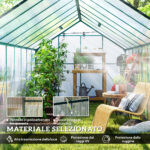 Serra da Giardino in Policarbonato, Metallo e Alluminio, Anti-UV e Antivento, 244x5x216cm, Verde - immagine 4