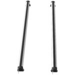 Barre Portatutto per Auto da 75 kg con Blocco e Chiavi di Sicurezza, in Alluminio e ABS, 135,3x5,7x7 cm, Argento - immagine 8