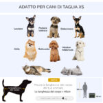 Trasportino per Cani Mini e Gatti con Cuscino, Sacca di Trasporto e Porte a Rete, 60x42x42 cm, Grigio - immagine 5