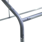 Recinto per Galline con telo di copertura per 4-6 polli in acciaio, 280x190x195 cm - immagine 9