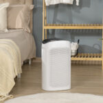Purificatore d'Aria Filtro HEPA Triplo Strato, 3 Velocità, Modalità Sonno e Timer, 32,7x22x55,8cm, Bianco - immagine 2