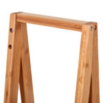 Scaffale Bagno 3 Ripiani in MDF e Bambù, 30x18x81cm, Colore Legno e Grigio - immagine 9