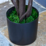 Pianta Artificiale Glicine Bianco Finto con Vaso per Interni ed Esterni, Bianco e Verde Ø18 x 165cm - immagine 7