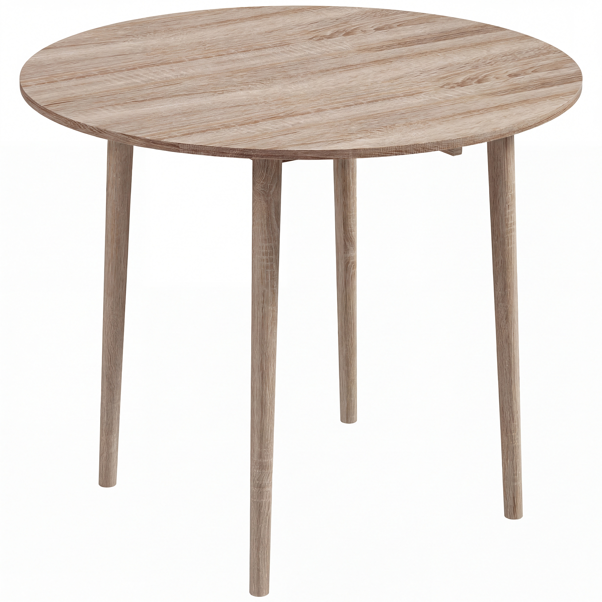 zdde7119bef5f7e20.jpg Tavolo Pieghevole Moderno a Ribalta per Cucina e Soggiorno, in Truciolato, Ø89x73,5 cm - immagine 1