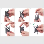 Set isolatori nastro, per recinto permanente, 25 pz. - immagine 3