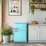 Frigoriferi retrò Bolero CoolMarket 2D Origin 86 Blue E - immagine 2