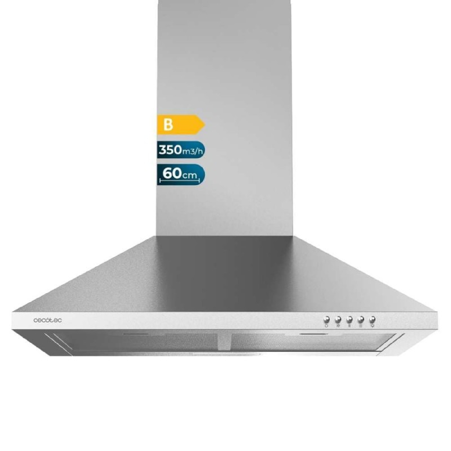 02869_1.jpg Cappe a piramide Bolero Flux PM 603500 Inox B - immagine 1