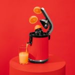 Spremiagrumi elettrici a braccio Spremiagrumi manuale Xqueeze RetroJuice 600 Red - immagine 4