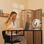 Ventilatori da tavolo EnergySilence 800 RetroDesk Beige - immagine 4