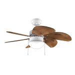 Ventilatori da soffitto con luce EnergySilence Aero 365 White&Wood
