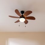 Ventilatori da soffitto con luce EnergySilence Aero 365 Black&Wood - immagine 5