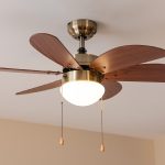 Ventilatori da soffitto con luce EnergySilence Aero 365 Gold&Wood - immagine 2