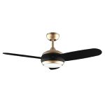 Ventilatori da soffitto con luce EnergySilence Aero 4265 GoldBlack