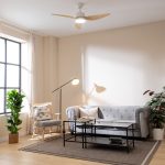 Ventilatori da soffitto con luce EnergySilence Aero 5250 LightWood - immagine 4