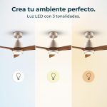 Ventilatori da soffitto con luce EnergySilence Aero 5295 GoldBlack - immagine 4