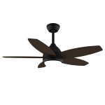 Ventilatori da soffitto con luce EnergySilence Aero 4200 Black&DarkWood