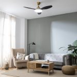 Ventilatori da soffitto con luce EnergySilence 4800 Light GoldBlack - immagine 3