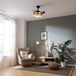 Ventilatori da soffitto con luce EnergySilence Aero 3600 Invisible Natural Design - immagine 3