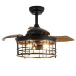 Ventilatori da soffitto con luce EnergySilence Aero 3600 Invisible Metalic Style