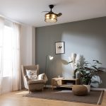 Ventilatori da soffitto con luce EnergySilence Aero 3600 Invisible Metalic Style - immagine 3