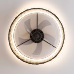 Ventilatori da soffitto con luce EnergySilence LampAero 600 Black Design - immagine 3